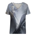 thumbnail image 3 of Rciityk Womens Summer Tops Short Sleeve V Neck Fashion Casual Print Shirts Loose T Shirts, 3 of 3