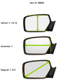 thumbnail image 5 of Compatible with 2020-2023 Kia Soul Passenger Side Mirror Glass w/ Blind Spot Icon Symbol, 5 of 6