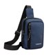 thumbnail image 2 of Bandolera de hombre - Bolso de hombro de nylon para viajes y uso casual, bolsa de pecho de gran capacidad, negro/caqui/gris/azul, 19x13x7 cm, 2 of 6