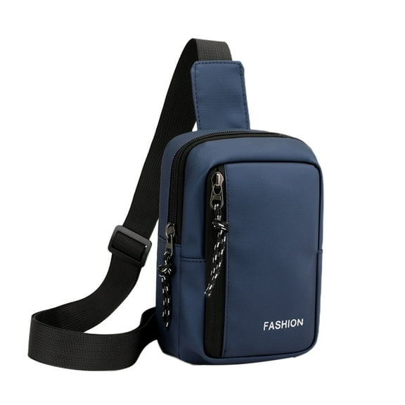 EUDIDV Sling Bag,Men Shoulder Bag Casual Travel Outdoor Nylon Crossbody Large Capacity Multifunctional Street Men Bag Men's Bags,Crossbody Bag,Small Backpack