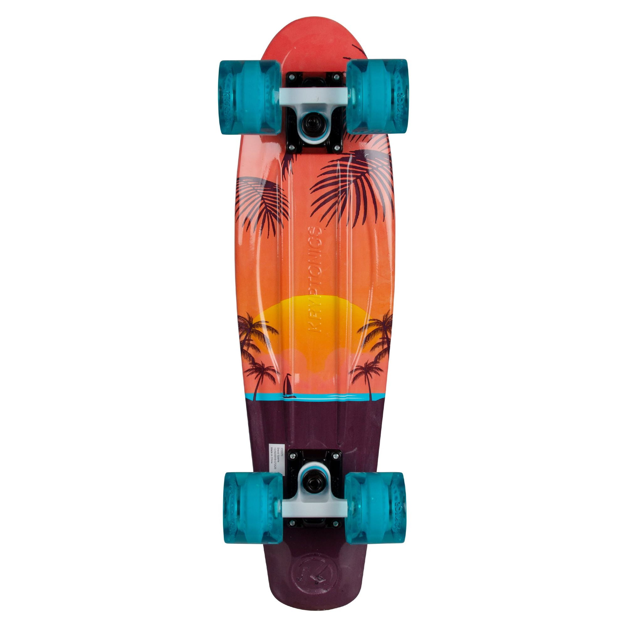 Kryptonics Original Torpedo Complete Skateboard (22.5" x 6")