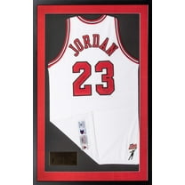 Michael Jordan Signed Mr. June 1995-96 Pro Cut Chicago Bulls Framed Jersey UDA