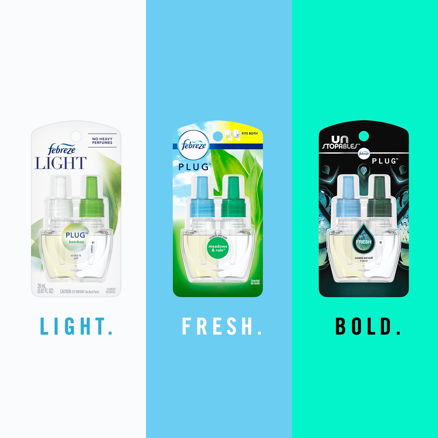 Buy Febreze Unstopables OdorEliminating PLUG Air Freshener, Paradise