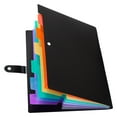 thumbnail image 1 of unbranded Folder Organizador Multi Bolsillo Negro Para Documentos Y Recibos De Trabajo Fácil De Transportar, 1 of 8