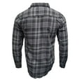 thumbnail image 2 of VANS Men's Classic Vendor Plaid Knitted Button-Down Shirt, Grey, Small, 2 of 2