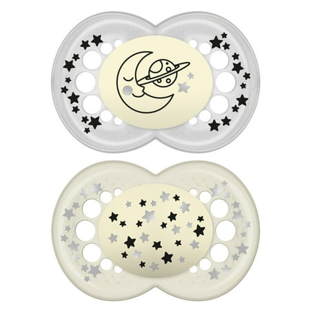 UPC: 0845296021748 | MAM Night Pacifier  6-16 Months  Unisex  2 pack