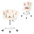 thumbnail image 2 of Wliqien Kids Desk Chair, 360-Degree Swivel Makeup Chair, Adjustable Height Kids Computer Chair with Bow Pillow, Children Desk Chair for Boys Girls in Home Bedroom Study Room, 2 of 8