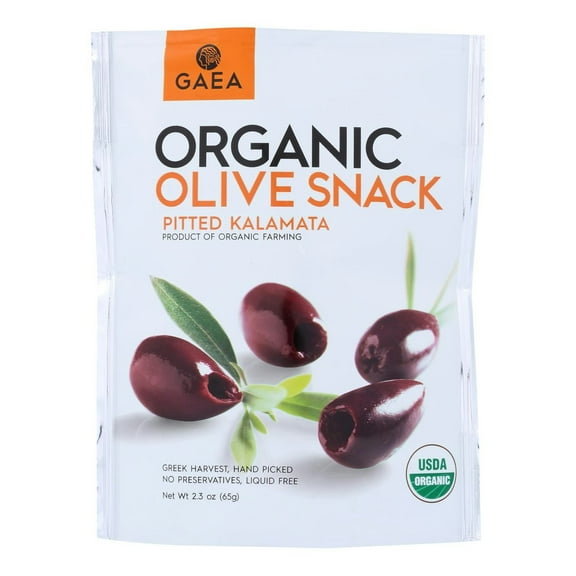 Gaea North America Kalamata Olive Snack Pack 2.3 oz (Pack Of 8)