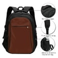 thumbnail image 3 of Fotbe Brown Mochila con Estampado y Puerto USB para Hombre y Mujer, Mochila Antirrobo, Mochila de Viaje, Mochila Escolar, Mochila Universitaria, 3 of 7