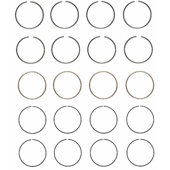 Piston Rings Set | Compatible with GM 2.4L 146 DOHC 16V ECOTEC | .50mm (.020 Oversized)