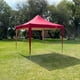 thumbnail image 5 of Toldo plegable Carpa retráctil Impermeable Armored Travel  para exteriores Reforzado 3x3 M Rojo, 5 of 9