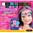 GlitZGlam Original XL Face Paint Kit FACEUP Deluxe 97 Piece, 3 in1