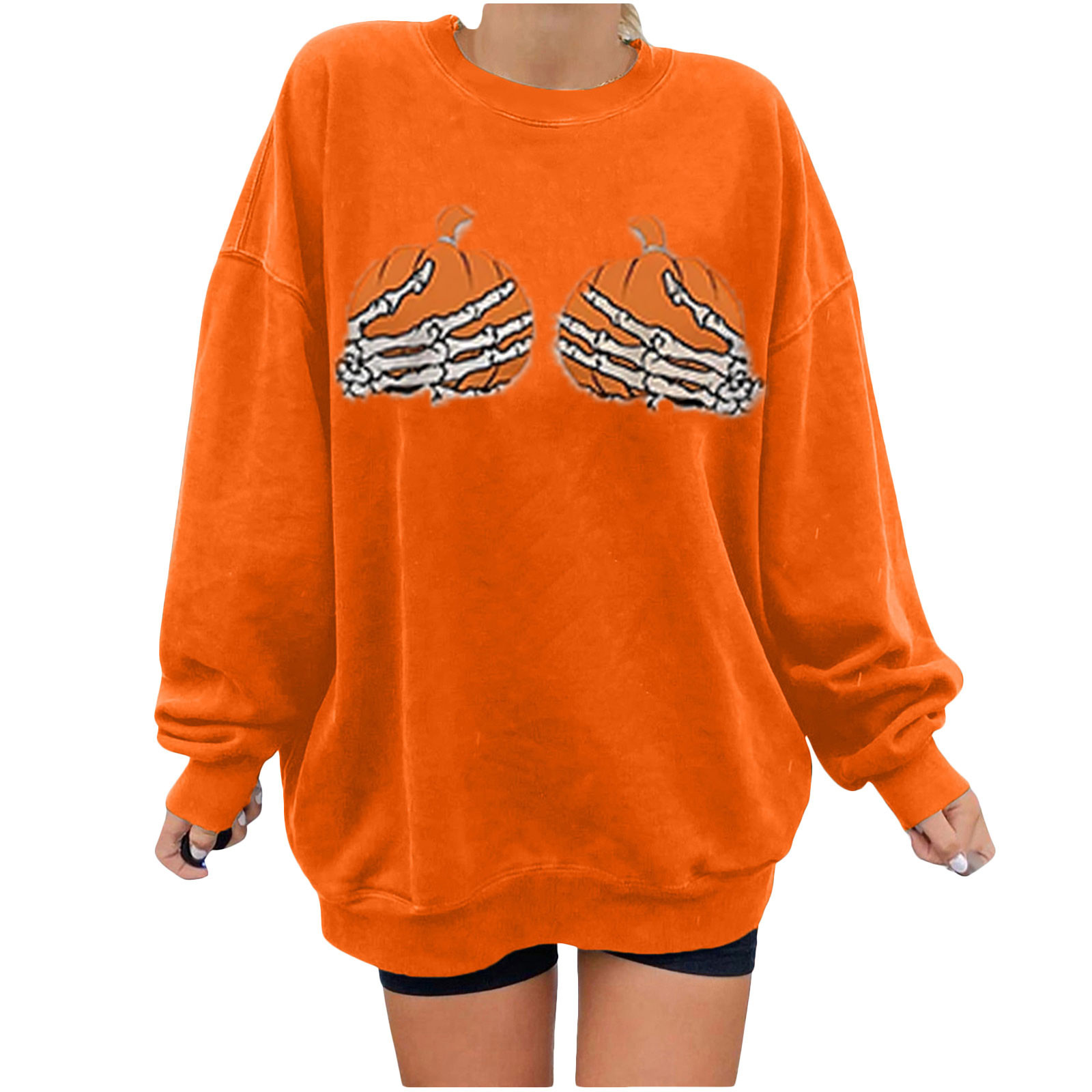 Trendy halloween sweatshirt Clearance