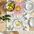 thumbnail image 4 of Spring Summer Daisy Flowers Table Runner Watercolor Sunflowers Runner Table Kitchen Dinning Table Wedding Anniversary Party Holiday Home Decor 13x72 Inch, 4 of 5