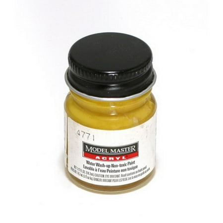 Testors Model Master Spray - Testors 4771 LW00004 GELB RLM 04 1/2 Ounce Model Master Semi-Gloss Acrylic Paint