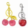 thumbnail image 1 of Llavero con colgante de flor de cerezo para bolsos, rojo, rosa, cartera, monedero, 1 of 5