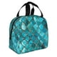 thumbnail image 2 of Disketp Square Glass Mosaic for Insulated Lunch Bag for Women and Men, Perfect for Work, Hiking, Picnic, 2 of 8
