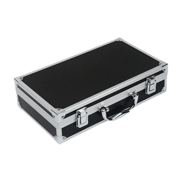Caja de herramientas de aleación de aluminio, maletín de transporte, maletín metálico multiusos, instrumento 302 cm x 172 cm x 76 cm