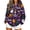 Blue, variant on Hoodies for Women JIANLAI Halloween Sweatshirt Long Sleeve Drawstring Hoodie With Front Pocket, Casual Fall Winter Graphic Tops