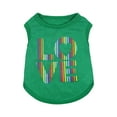 thumbnail image 6 of Trendy Cats T-shirt - Letter Print Summer Attractive Pet Tops for Home Wear, 6 of 8