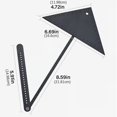 thumbnail image 3 of Metal Purpose Measuring Ruler For Craft And Stationery For Living Room Bedroom Outdoor Use With Precision Marking Design Stationery Paper And Envelopes Set for Girls Stationery Organizer Bag Craft, 3 of 6