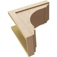 thumbnail image 6 of 11"W x 22"D x 22"H Classic Warren Rough Cedar Woodgrain TimberThane Corbel, Primed Tan, 6 of 6