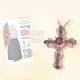 thumbnail image 5 of Collar con Colgante de cruz estilo victoriano shaofei con piedra preciosa, 5 of 5