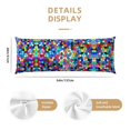 thumbnail image 2 of Colorful Tie Dye Stained Glass 2 Body Pillow Cover, Body Pillow PillowCase with Zipper, Soft and Skin-Friendly Long Pillow Case for Hair and Skin(20"x54" ), 2 of 5
