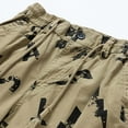 thumbnail image 4 of WREESH Men's Cargo Shorts Plus Size Cargo Shorts Multi-Pockets Relaxed Summer Beach Short Pants Outdoor Workout Shorts Khaki, 4 of 9