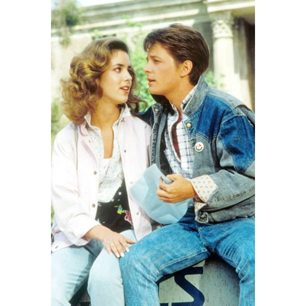 Back To The Future 24x36 Poster Michael J Fox Lea Thompson Walmart Com Walmart Com