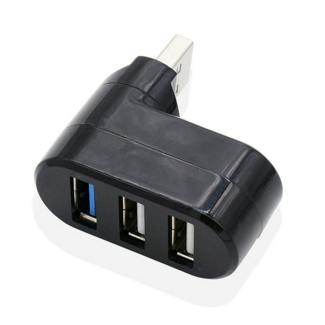 USB HUB USB3.0 Splitter Portátiles Portátil Estación de acoplamiento Extensor 3-Port Computer PC Mouse Teléfono Cargar Transmisión Adaptador Oficina Negro En Bolsa Monstrate EL005770-02