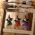 thumbnail image 4 of StlyGar Halloween Decor Small Witch Decor Halloween Tree Decoration Hanging Ornaments Kitchen Witch Broomstick for Garland, Tiered Tray Home Decor vintage halloween decor, 4 of 4