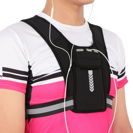 

BESTHUA Universal Running Vest Reflective Running Backpack for Jogging