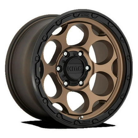 KMC Aluminum Rim KM541 DIRTY HARRY 18X8.5in Matte Bronze with Black Lip Finish, KM54188568618