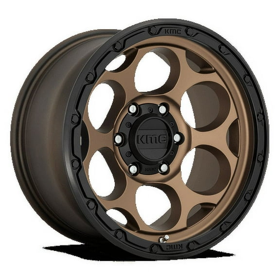 KMC Aluminum Rim KM541 DIRTY HARRY 18X8.5in Matte Bronze with Black Lip Finish, KM54188568618