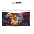 thumbnail image 2 of Bingfone Geometric American Bald Eagle Oversized 27.7x55 Inches Beach Towel, Super Absorbent Soft Plush Pool Towel, Bath Towel for Travel Sports Pool Swimming Bath Camping Yoga Girls Women Adults, 2 of 6