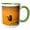 Green/White, variant on 3drose, Labrador Retriever Dog, California - Us05 Zmu0336 - Zandria Muench Beraldo, 15oz Two-tone Blue Mug