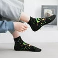 thumbnail image 2 of Naloa Music Notes Ankle Socks for Women Non Slip Socks No Show Socks Classic Low Cut Casual Socks Casual Socks, 2 of 7