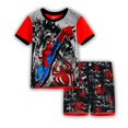 thumbnail image 1 of Niños Marvel DC Superhero ropa verano camiseta pantalones cortos conjunto ropa de dormir, 1 of 2