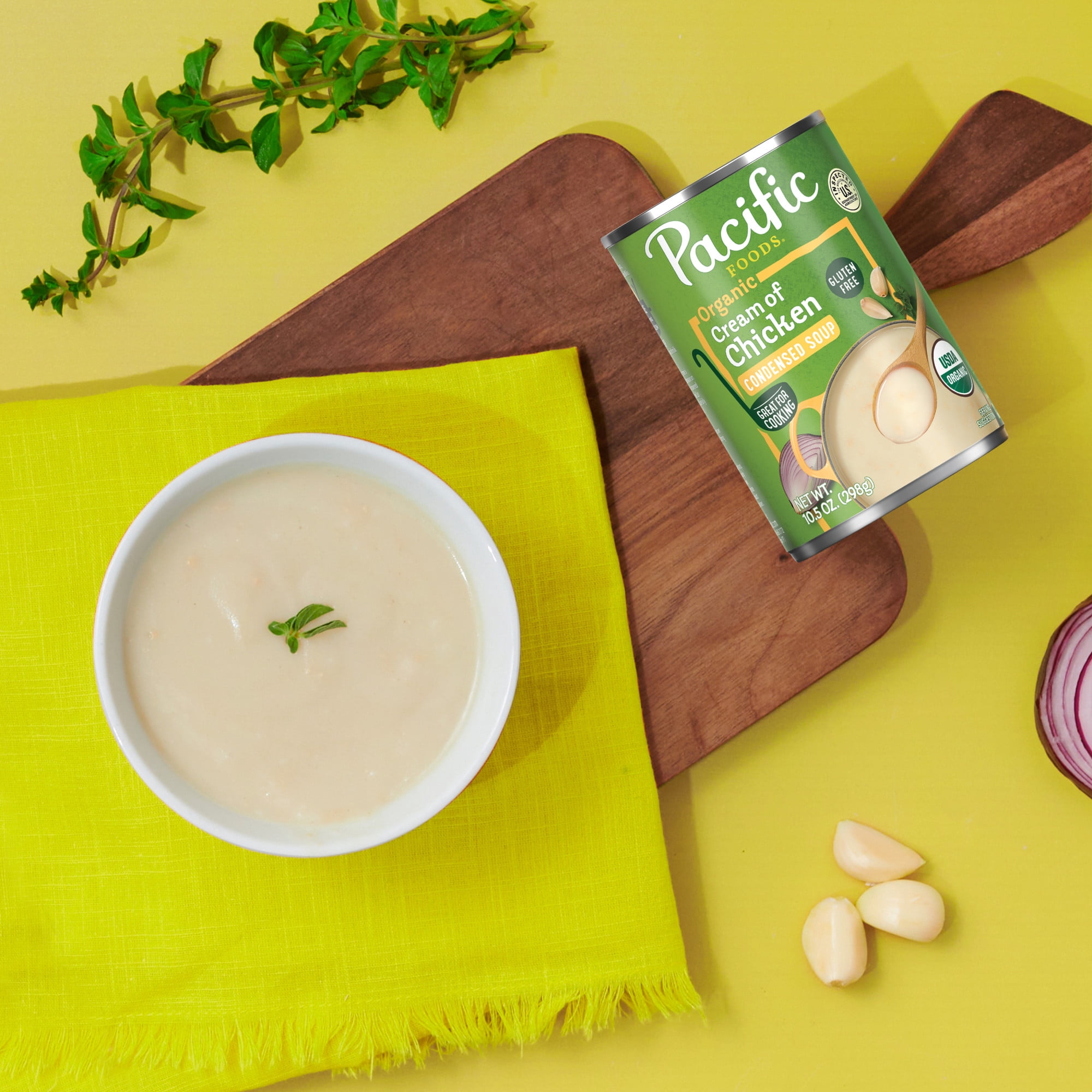 (12 pack) Pacific Foods Organic Cream of Chicken Soup, 10.5 oz Can