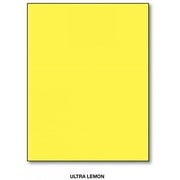 Mohawk BriteHue Bright Color Paper | Ultra Lemon | 24lb Bond / 60lb Text Paper | 8.5" x 11" (Letter Size) | 100 Sheets Per Pack