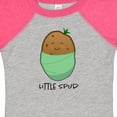 thumbnail image 4 of Inktastic Little Spud Green Boys or Girls Baby Bodysuit, 4 of 5