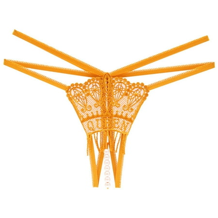 Bigersell Seamless Cotton Underwear for Women Clearance No Show Panties Women Bikini Panty Style P-606 Spandex Shaping Panties Thong Underwear Ladies Briefs High Waist Women s Panties Yellow One Size