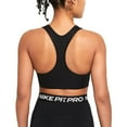 thumbnail image 3 of Nike Women's Swoosh 2.0 Sports Bra, CJ5949-010 Black, Medium, 3 of 4