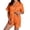 Orange, variant on Summer Sales Womens Pajama Sets Satin Funny Pumpkin Print Fall Matching Loungewear Halloween Pajama Sets for Women 2 Piece