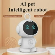 Hxlamzoo Interactive Smart Robot with Voice Control, Educational Games, Music Playback and Coding Functions for Home Entertainment and Learning Activities