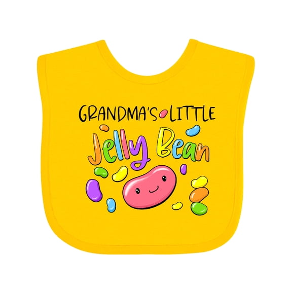 Inktastic Grandma's Little Jellybean Cute Easter Candy Boys or Girls Baby Bib