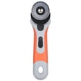 thumbnail image 1 of Rotary Knives Manual Cut Round Orange Gray Hob for Sewing Clipping Handicraft Project, 1 of 14