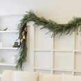 thumbnail image 4 of Cinvoph 6ft Christmas Artificial Garlands, Soft and Flexible Pine Needles Garland, Green Thick Garland for Fireplace, Mantle, Wall, Indoor, Outdoor Xmas Decorations, 4 of 9