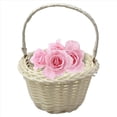 thumbnail image 2 of Paquete de 8 Mini Cestas Tejidas, Cesta de Flores de Boda, Cestas de 8x5 cm para Niñas de Flores, Cestas de Niñas de Flores, Flores Trenzadas, 2 of 8
